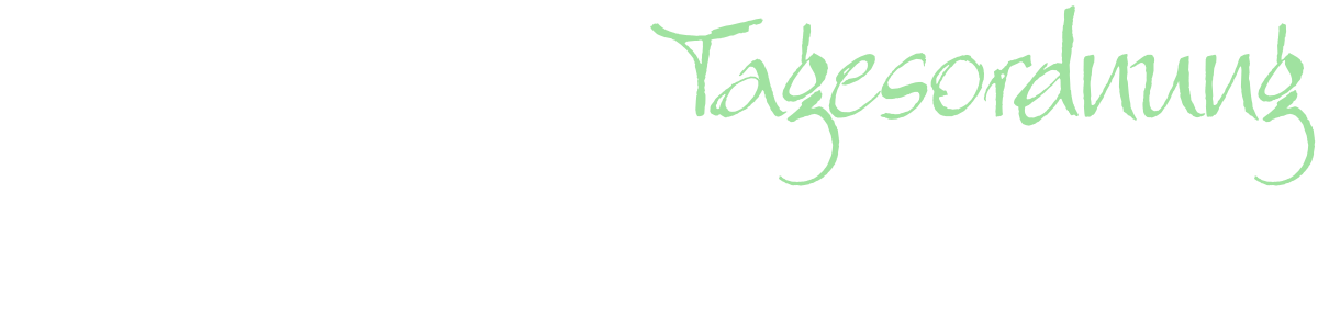 Tagesordnung